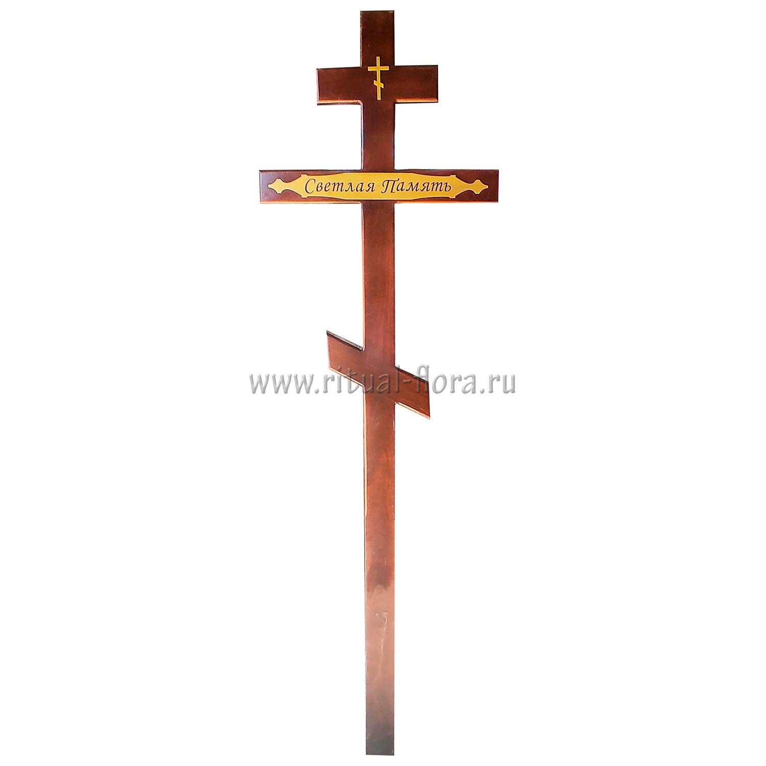 Крест на могилу ВП лак КМ-КБд